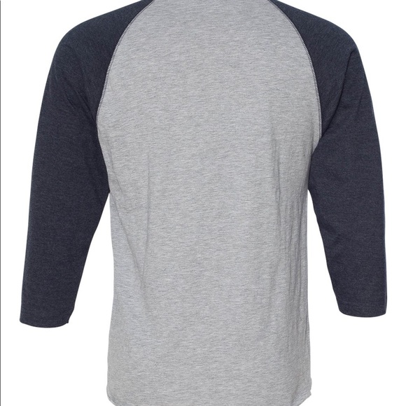 NEW LAT Apparel Unisex 3/4 Sleeve “Mean Tweets 2024” Baseball Shirt - Picture 4 of 7